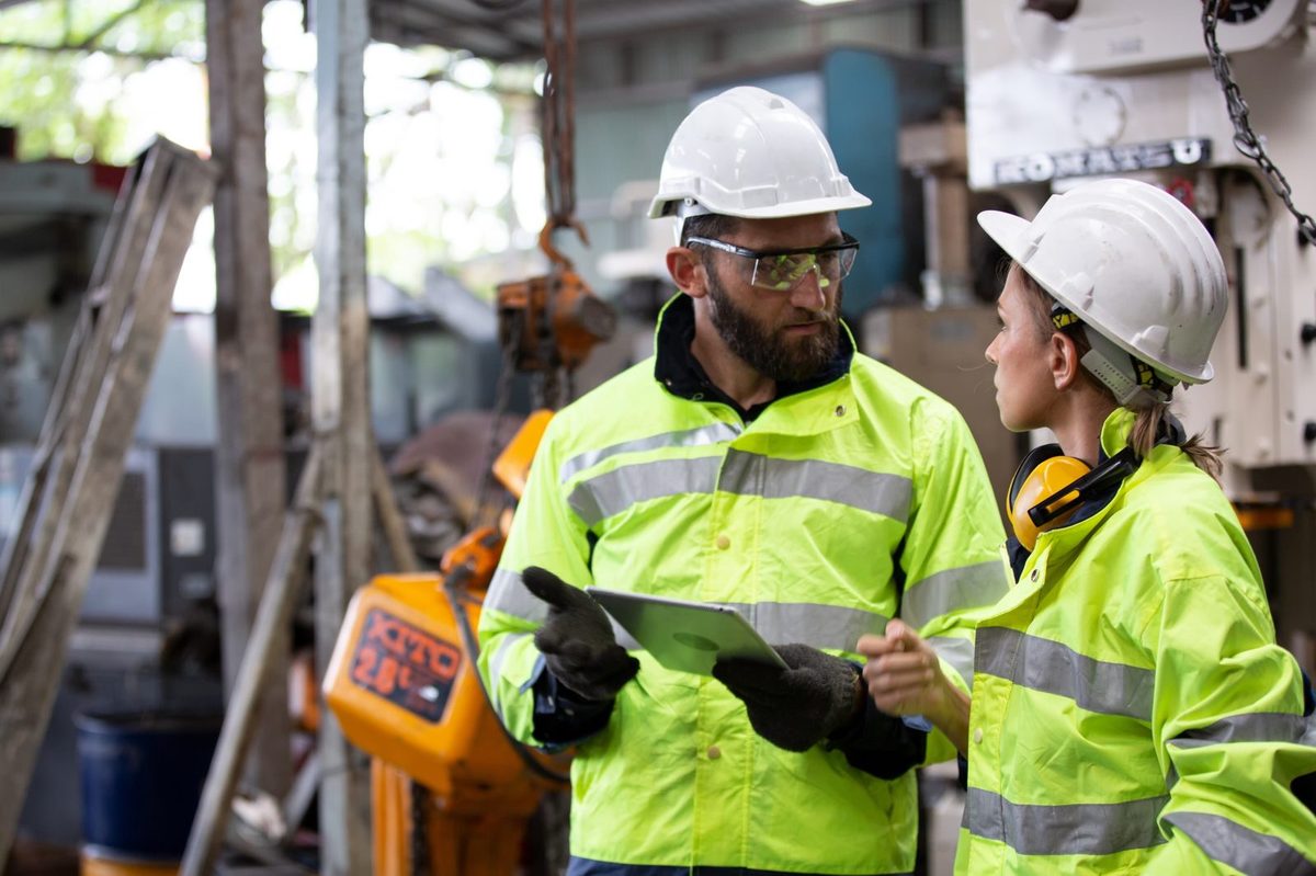 ISO 45001 occupational health and safety management in a workplace